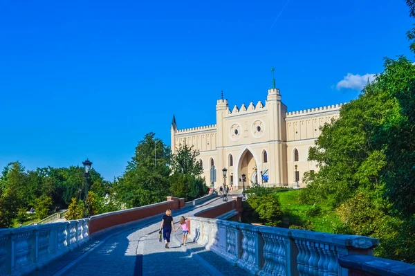 Lubli Poland Ağustos 2018 Lublin Kalesi Doğru Yol — Stok fotoğraf