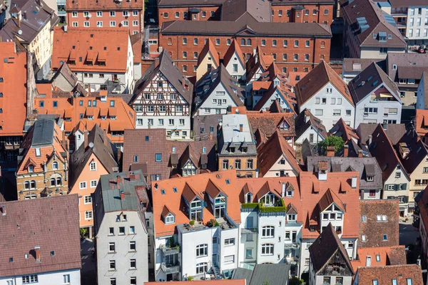 Ulm Tyskland August 2020 Flygfoto Över Ulm Centrum — Stockfoto