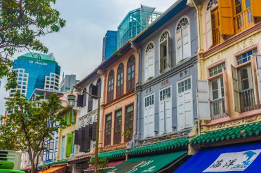 SINGAPORE, 2 EKİM 2019: Singapur Koloni Mimarisi