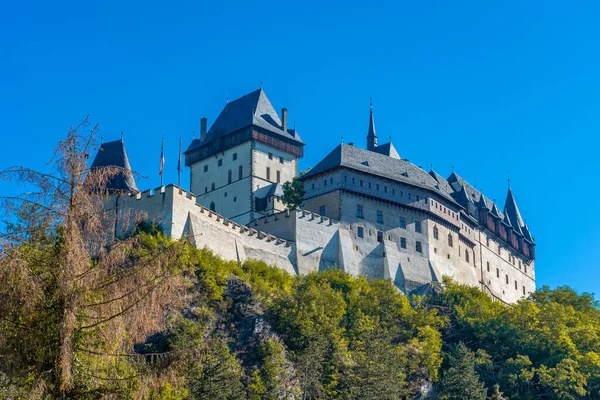 Het Prachtige Kasteel Van Karlstejn Tsjechië — Stockfoto