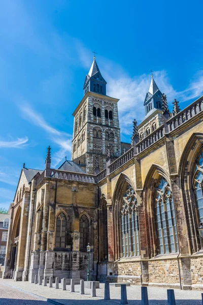 Şehir Merkezindeki Kilise Maastricht Hollanda — Stok fotoğraf