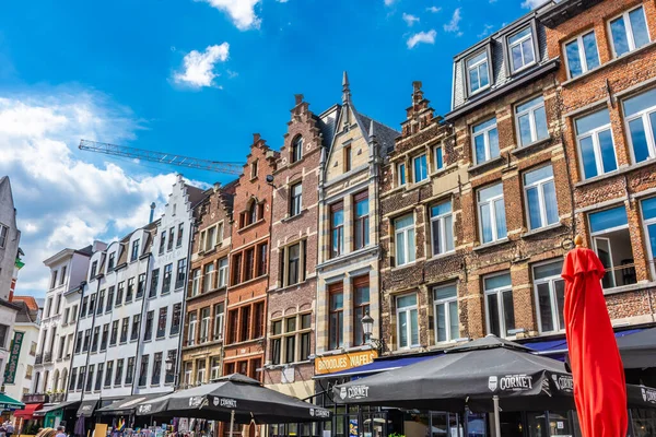 Antwerp België Juli 2020 Vierkant Van Het Historische Centrum — Stockfoto