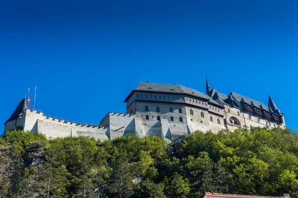 Beautiful Castle Karlstejn Czech Republic Stock Picture