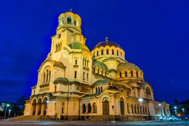 Bulgaristan 'ın Sofya kentindeki Aleksander Nevsky Ortodoks Katedrali