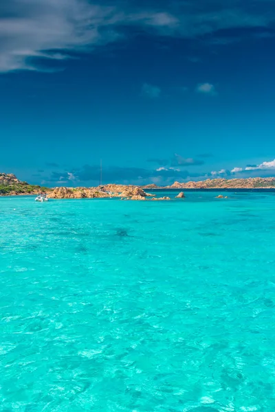 Incredibili Acque Cristalline Dell Arcipelago Della Maddalena Sardegna Italia — Foto Stock