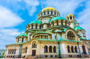 Bulgaristan 'ın Sofya kentindeki Aleksander Nevsky Ortodoks Katedrali