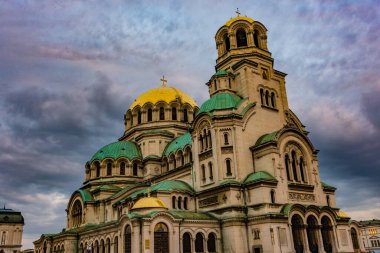 Bulgaristan 'ın Sofya kentindeki Aleksander Nevsky Ortodoks Katedrali