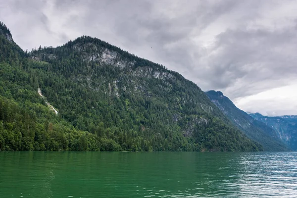 Paysage Lac Konigsee Bavière Allemagne — Photo