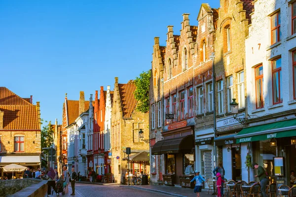 Bruges België Juli 2020 Het Historische Centrum — Stockfoto