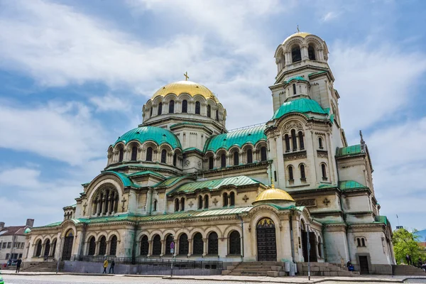 Православний Собор Олександра Невського Софії Болгарія — стокове фото