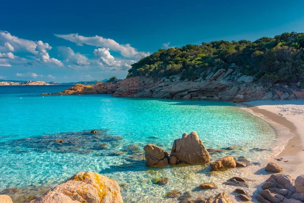 Spargi adasının inanılmaz plajı, Maddalena Takımadası, Sardunya, İtalya