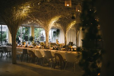 Düğün Ziyafet dekore edilmiş