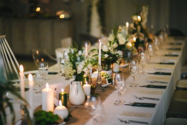 Düğün Ziyafet dekore edilmiş