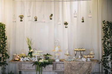 Düğün Ziyafet dekore edilmiş