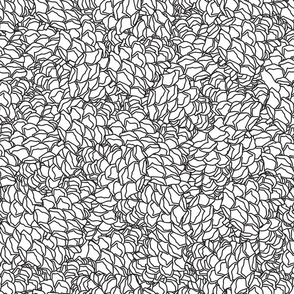 콘의 그래픽 개요의 원활한 벡터 패턴 — 스톡 벡터