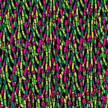 Sakızlı solucanlar desen