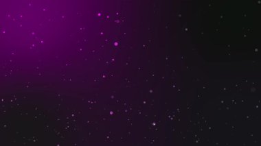 Bokeh ve yıldızlı soyut mor arkaplan.