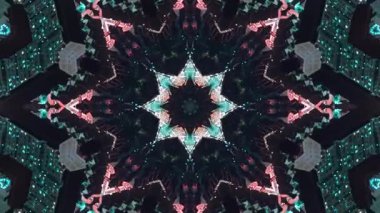 Soyut Kaleydoskop Çekim Rengi Uyumu dinamik renk çekimleri ile simetrik kaleydoskop desenlerini harmanlayarak hareket, derinlik ve denge hissi yaratan görsel açıdan büyüleyici bir tasarım.