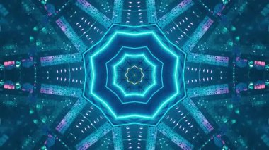 Soyut Kaleydoskop Çekim Rengi Uyumu dinamik renk çekimleri ile simetrik kaleydoskop desenlerini harmanlayarak hareket, derinlik ve denge hissi yaratan görsel açıdan büyüleyici bir tasarım.