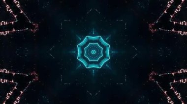 Soyut Kaleydoskop Çekim Rengi Uyumu dinamik renk çekimleri ile simetrik kaleydoskop desenlerini harmanlayarak hareket, derinlik ve denge hissi yaratan görsel açıdan büyüleyici bir tasarım.