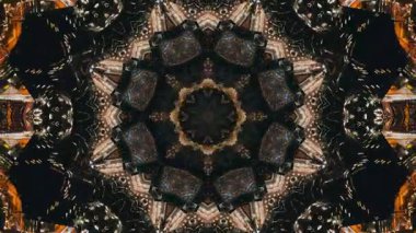 Soyut Kaleydoskop Çekim Rengi Uyumu dinamik renk çekimleri ile simetrik kaleydoskop desenlerini harmanlayarak hareket, derinlik ve denge hissi yaratan görsel açıdan büyüleyici bir tasarım.