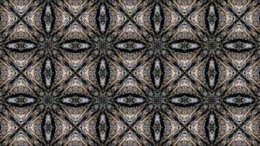 Bu video, simetrik desenli ve düzgün hareketli soyut kaleydoskop görsellerini büyülüyor. Sakinleştirici ve sürükleyici bir görsel deneyim yaratmak için tasarlanan bu dijital animasyonlar, tekrarlayan geometrik formları, uyumlu