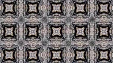 Bu video, simetrik desenli ve düzgün hareketli soyut kaleydoskop görsellerini büyülüyor. Sakinleştirici ve sürükleyici bir görsel deneyim yaratmak için tasarlanan bu dijital animasyonlar, tekrarlayan geometrik formları, uyumlu