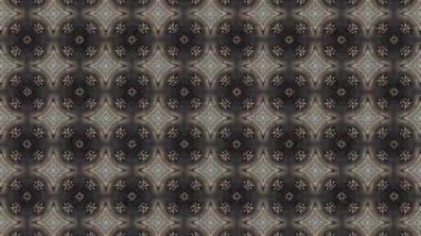 Bu video, simetrik desenli ve düzgün hareketli soyut kaleydoskop görsellerini büyülüyor. Sakinleştirici ve sürükleyici bir görsel deneyim yaratmak için tasarlanan bu dijital animasyonlar, tekrarlayan geometrik formları, uyumlu