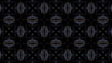 Bu video, simetrik desenli ve düzgün hareketli soyut kaleydoskop görsellerini büyülüyor. Sakinleştirici ve sürükleyici bir görsel deneyim yaratmak için tasarlanan bu dijital animasyonlar, tekrarlayan geometrik formları, uyumlu