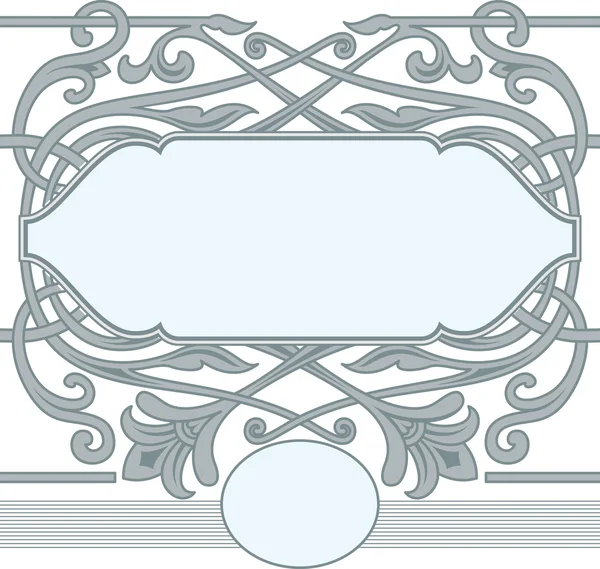 Estilo de marco de ornamento celta . — Vector de stock