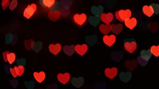 coeur bokeh Valentine's day background 