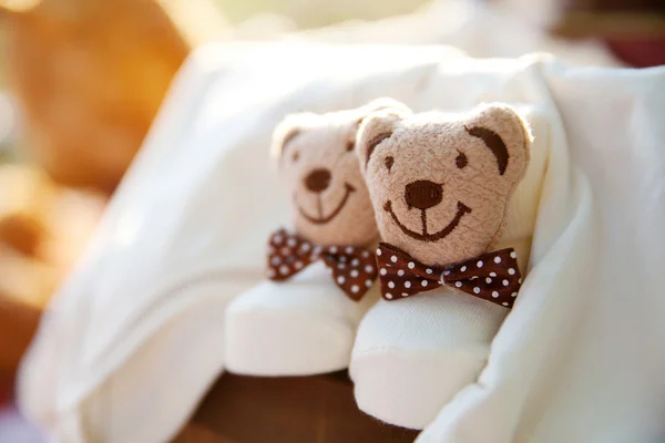 Teddy bear, laarsjes — Stockfoto