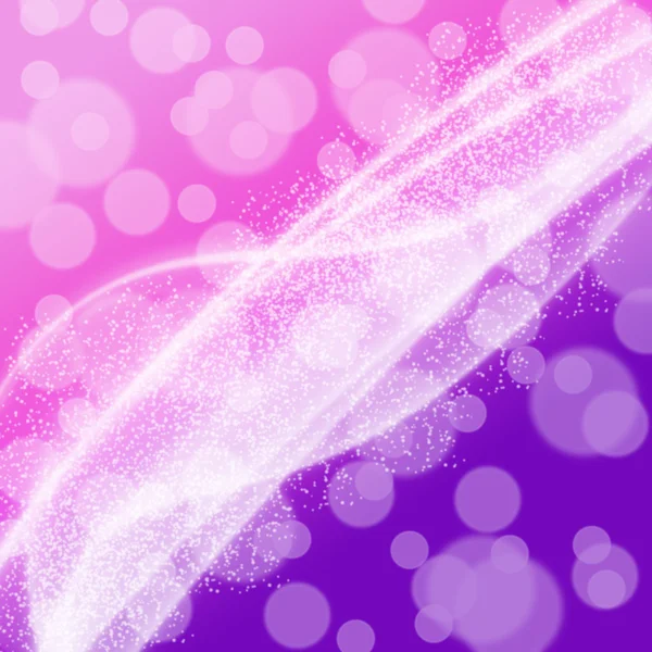 Млечный Путь на розово-фиолетовом фоне с боке — стоковое фото