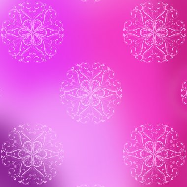 Güzel çiçek bahar pembe ve mor seamless modeli