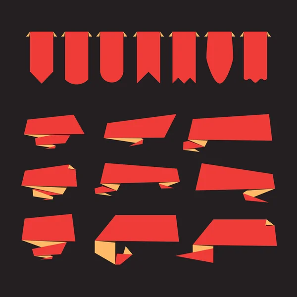 Etiketleri düz tasarım