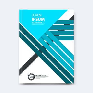 Soyut vektör kapak
