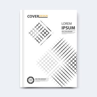 Soyut vektör kapak