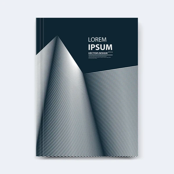 Soyut vektör kapak