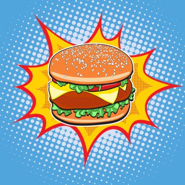 Fast food burger