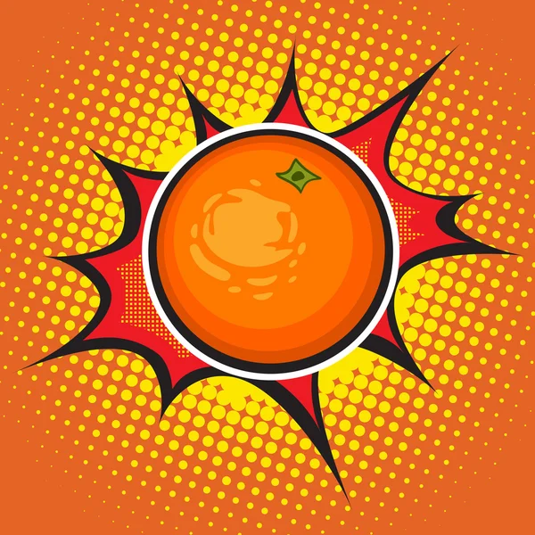 Vektör turuncu. Sanat.