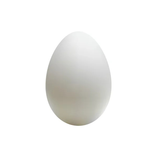 Vector huevo blanco — Vector de stock