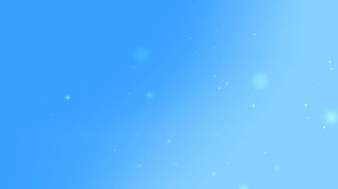 Süzülen Hafif Parçacıklar Efektiyle Parlak Mavi Gradyan Arkaplanı