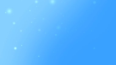 Mavi Gradyan Soyut Arkaplanı Yumuşak Parlayan Işık Parçacıkları Canlandırması