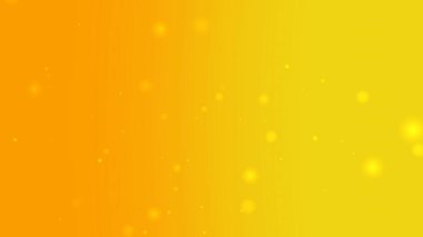 Parlayan parçacıklarla sarı ve turuncu eğimli arkaplan