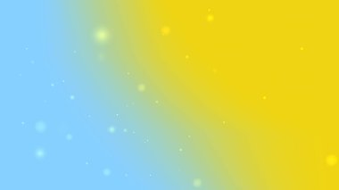 Parıltılı mavi ve sarı gradyan