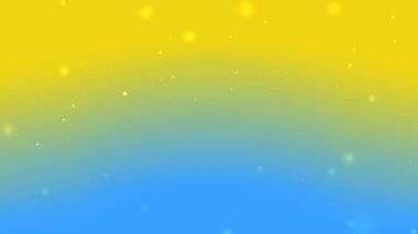 Parlayan Işık Parçacık Efektiyle Sarı 'dan Mavi Gradyan Arkaplanına