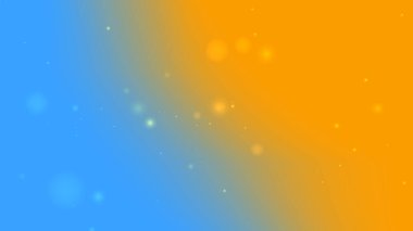 Işıltılı mavi ve turuncu arkaplan