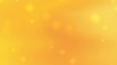 Yüzen Soyut Işık Parçacıkları ile Açık Sarı Parlak Arkaplan