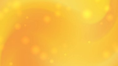 Parlak Çemberler ve Yumuşak Dalgalarla Soyut Açık Sarı Arkaplan