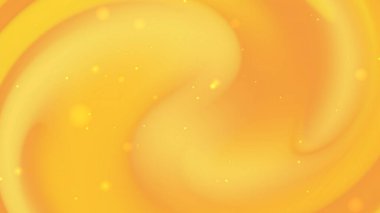 Açık Sarı Soyut Arkaplan Parlayan Girdaplar ve Yüzen Parıldayan Parçacıklar